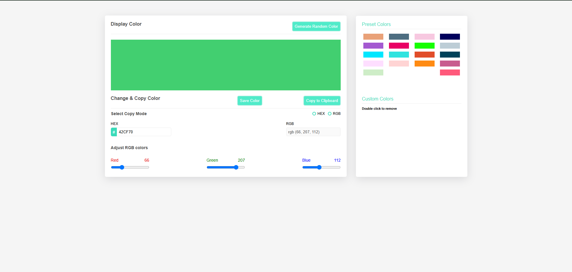 Smart Color Palette Generator