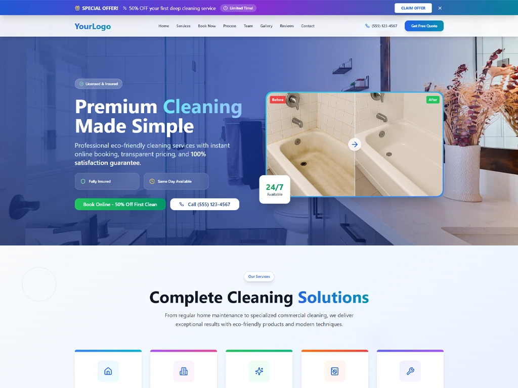 Eco Clean Solutions Website