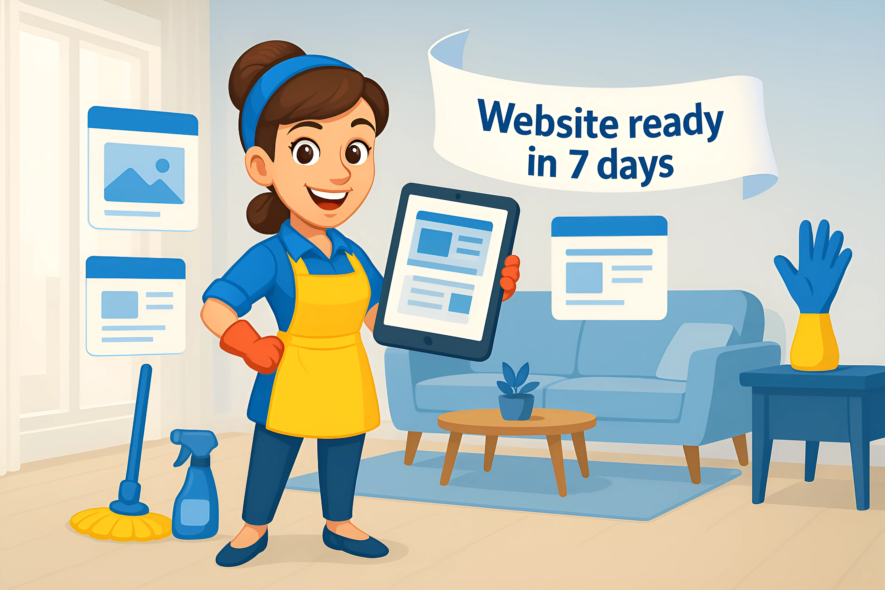 Cleaning website example 3